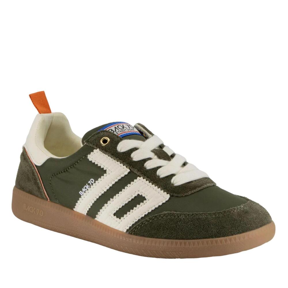NEW BACK 70 women's ghost n sneakers in olive/orange/milk